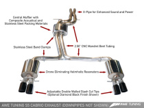 Audi S5 3.0T Touring Edition Exhaust System -- Diamond Black Tips (102mm) AWE Tuning